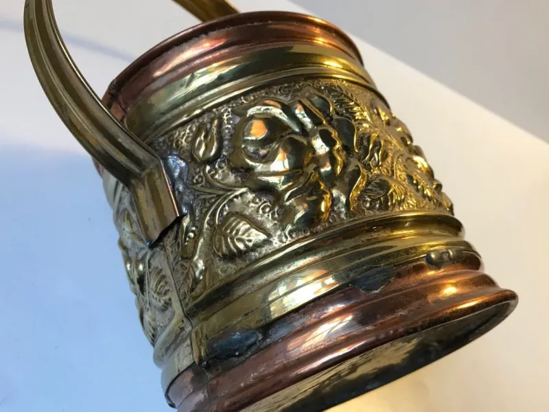 Pamono Antique Watering Can in Copper and Brass> Garden Accessories