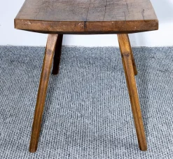 Online Pamono Antique Waxed Butcher's Block Table, Late 19th Century