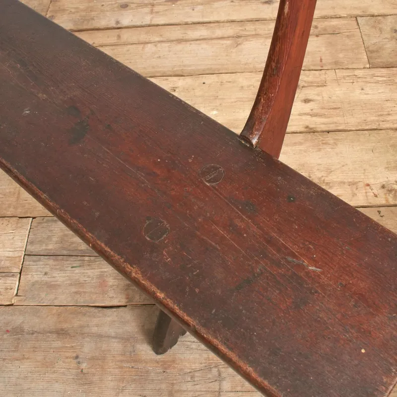 Clearance Pamono Antique Welsh Chapel Bench