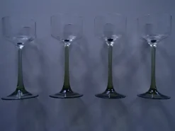 Pamono Antique White Wine Crystal Glasses, Set of 10><noscript><img width=