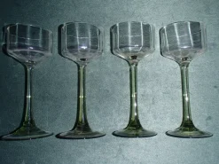 Pamono Antique White Wine Crystal Glasses, Set of 10><noscript><img width=
