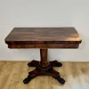 Pamono Antique William IV Rosewood Card Table, 1830s> Game Tables