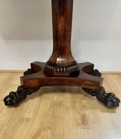 Pamono Antique William IV Rosewood Card Table, 1830s><noscript><img width=