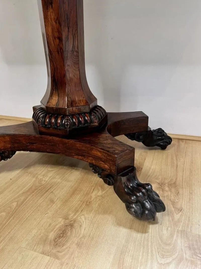Pamono Antique William IV Rosewood Card Table, 1830s> Game Tables