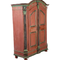 Pamono Antique Windisch Louis Xvi Cabinet, Bevelled Around 1780><noscript><img width=