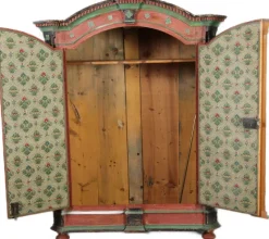 Pamono Antique Windisch Louis Xvi Cabinet, Bevelled Around 1780><noscript><img width=