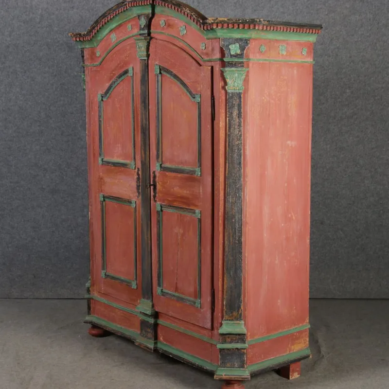 Pamono Antique Windisch Louis Xvi Cabinet, Bevelled Around 1780> Cabinets & Wardrobes
