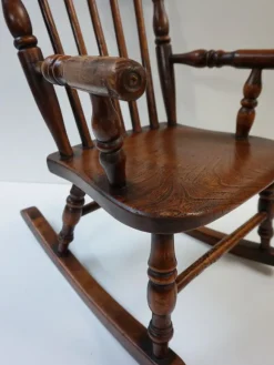 Best Pamono Antique Windsor Children's Rocking Chair, 1850