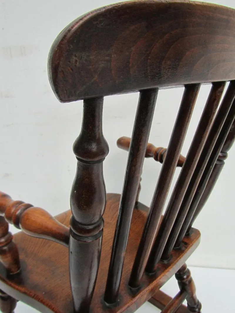 Best Pamono Antique Windsor Children's Rocking Chair, 1850