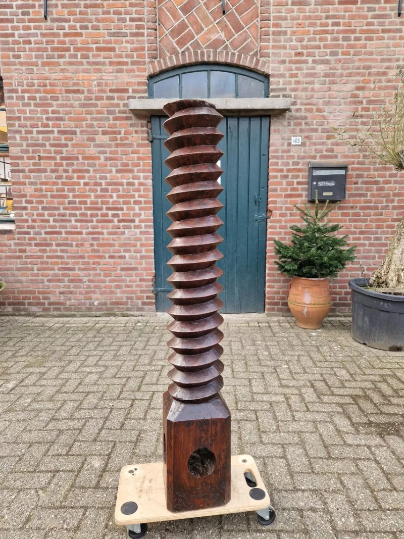 Pamono Antique Wine Press, France, 19th Century> Pedestals And Columns
