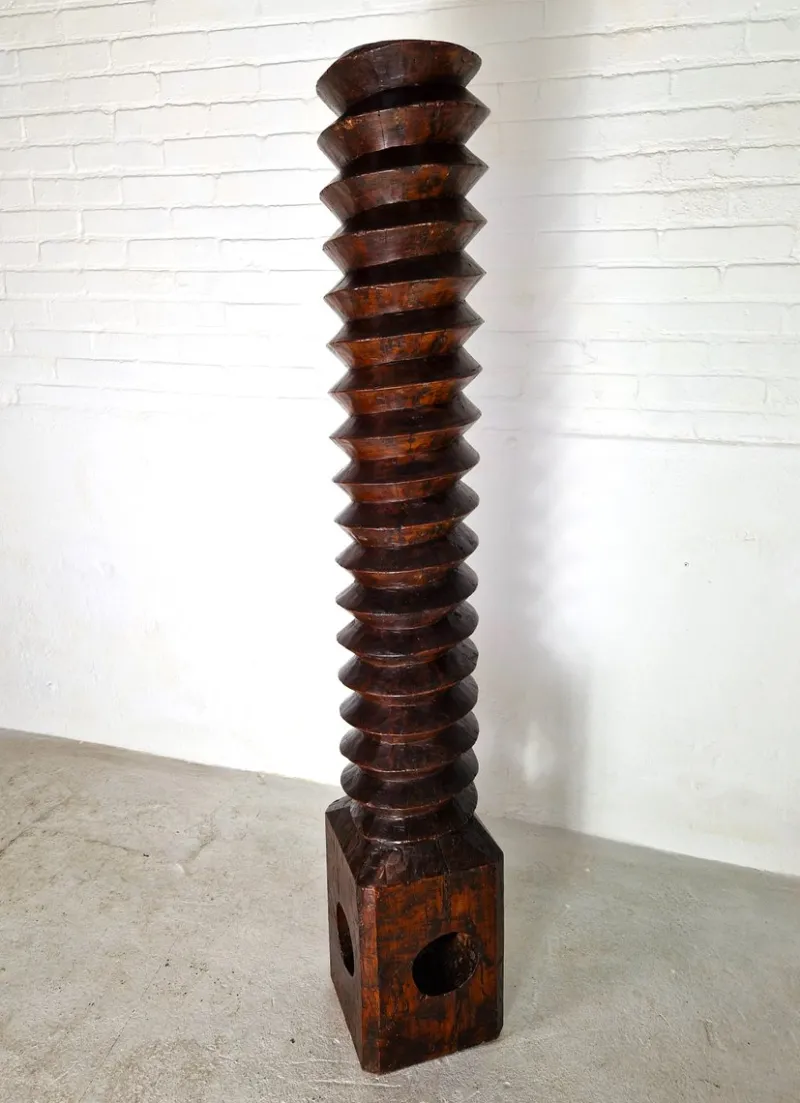 Pamono Antique Wine Press, France, 19th Century> Pedestals And Columns