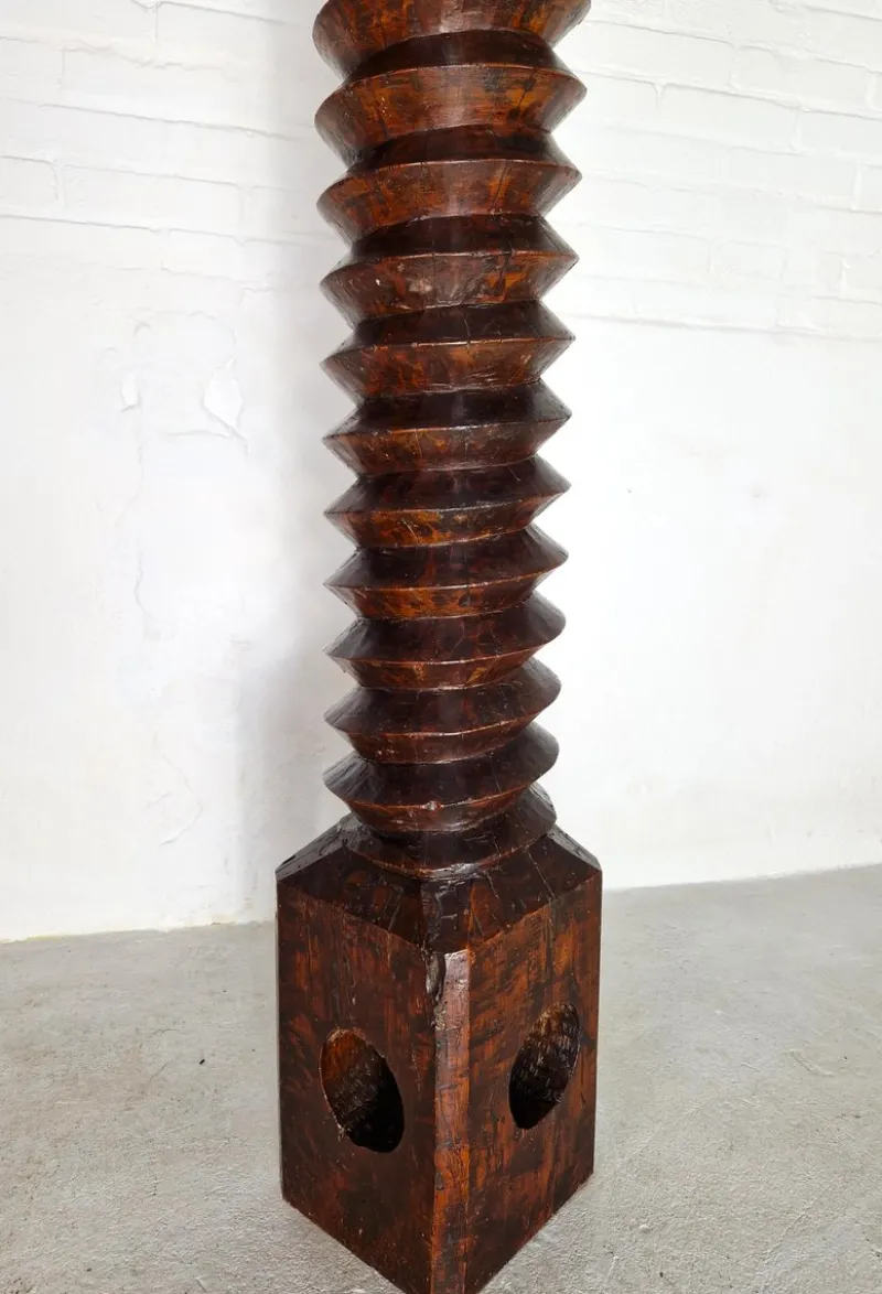 Pamono Antique Wine Press, France, 19th Century> Pedestals And Columns