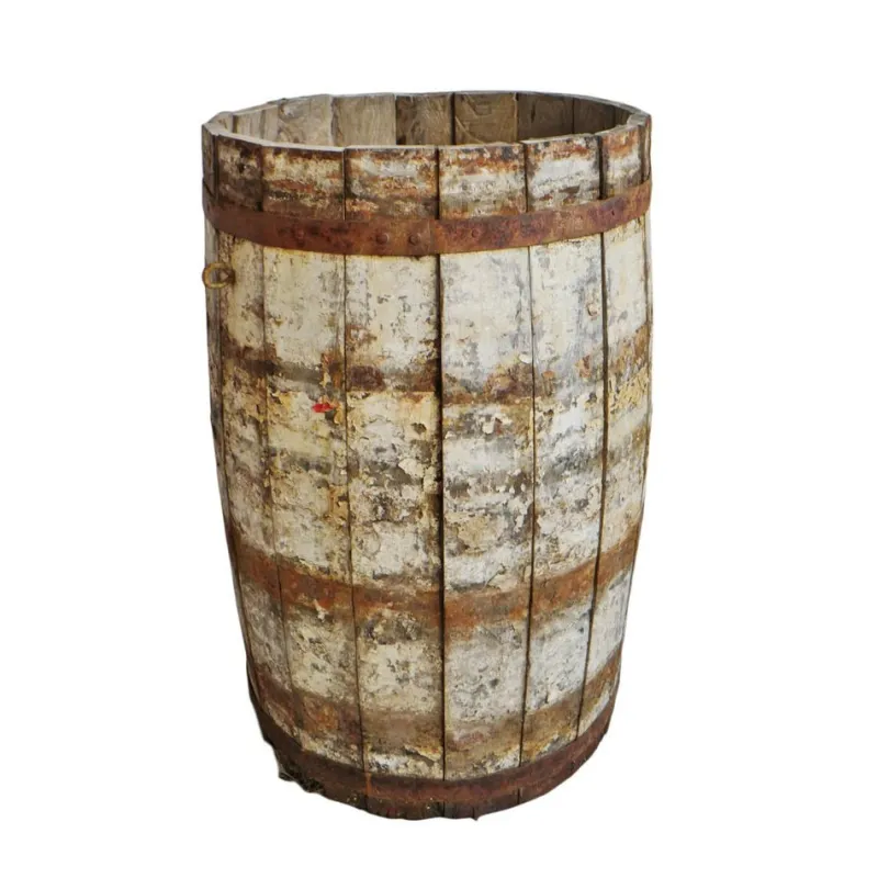 Pamono Antique Wood Barrel> Trunks Crates & Baskets