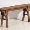 Pamono Antique Wood Bench, 1870s> Benches