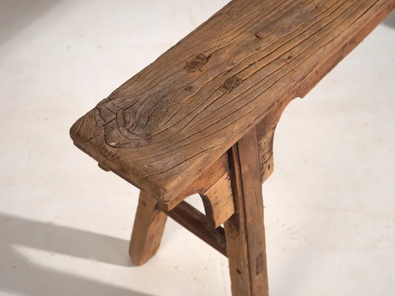 Pamono Antique Wood Bench, 1870s> Benches