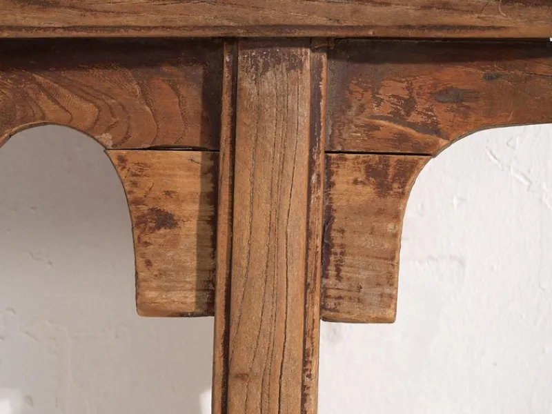 Pamono Antique Wood Bench, 1870s> Benches