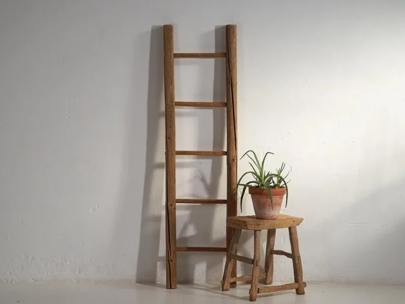 Online Pamono Antique Wood Decorative Staircase 1920 4