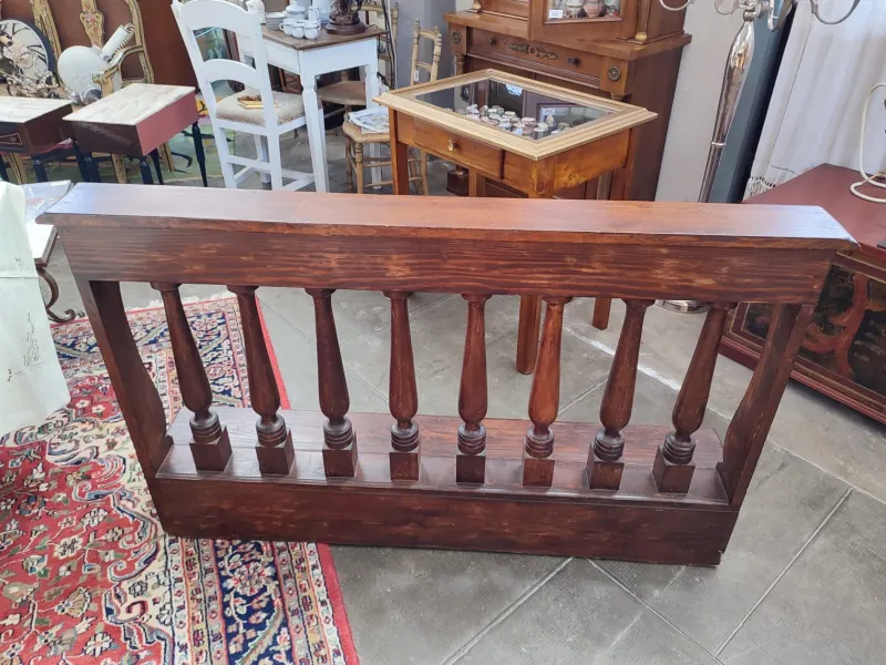 Pamono Antique Wooden Balustrade, 1890s> Architectural Elements