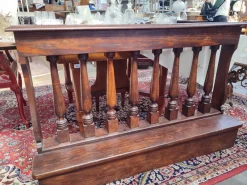 Pamono Antique Wooden Balustrade, 1890s><noscript><img width=