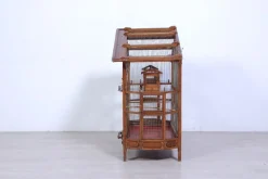 New Pamono Antique Wooden Bird House, 1890s