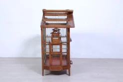 New Pamono Antique Wooden Bird House, 1890s