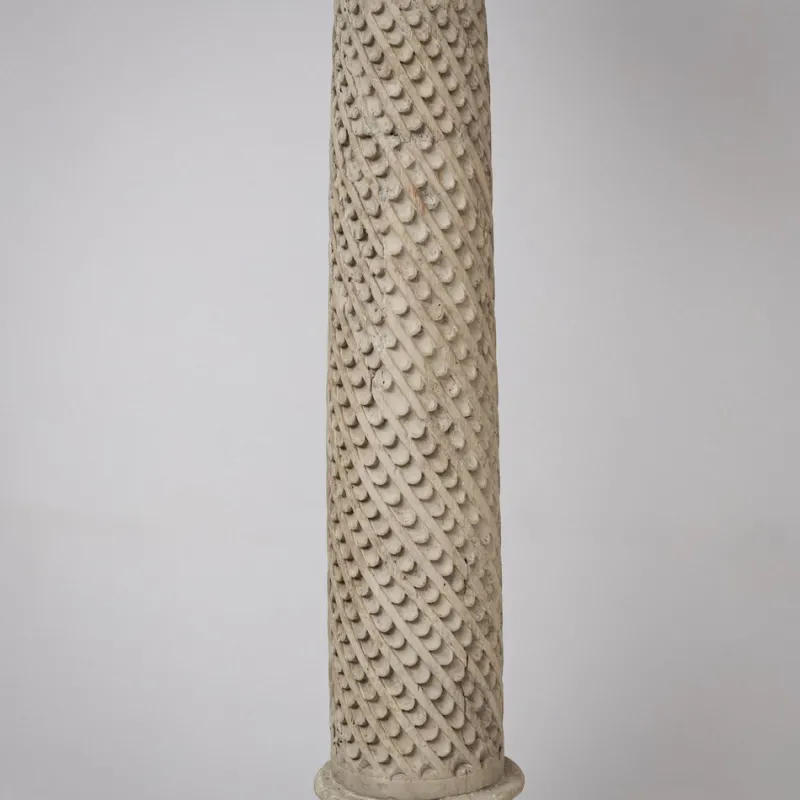 Clearance Pamono Antique Wooden Column, 1800s