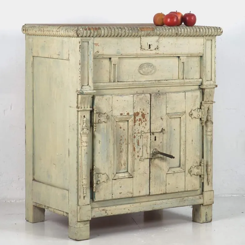 Pamono Antique Wooden Refrigerator, 1900> Sideboards & Buffets