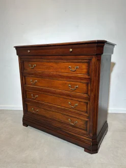 Clearance Pamono Antique Wooden Secretaire in Mahogany