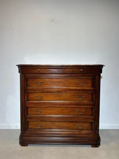 Clearance Pamono Antique Wooden Secretaire in Mahogany