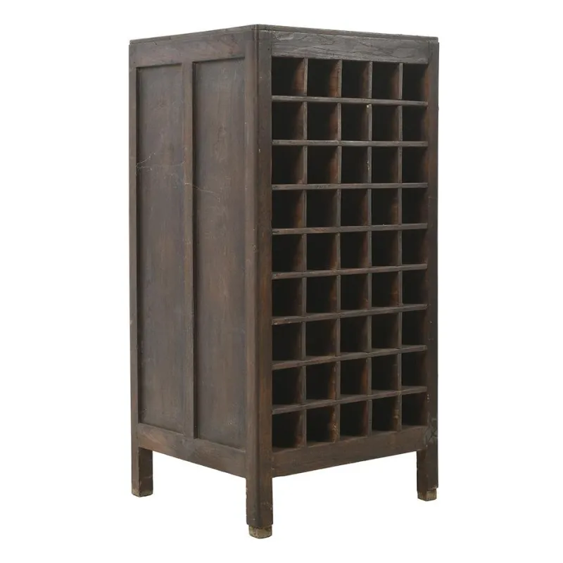 Pamono Antique Wooden Wine Rack> Racks, Hooks & Valets