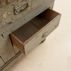 Best Pamono Antique Wooden Workbench with Vice and Drill