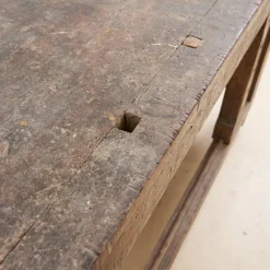 Pamono Antique Workbench in Wood><noscript><img width=
