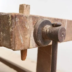 Pamono Antique Workbench in Wood><noscript><img width=