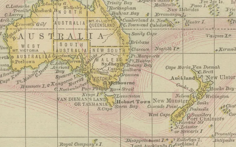Sale Pamono Antique World Map by Rand McNally, 1888
