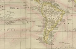 Sale Pamono Antique World Map by Rand McNally, 1888