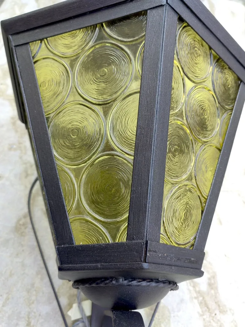 Pamono Antique Wrought Iron Lantern Wall Light> Garden Lighting