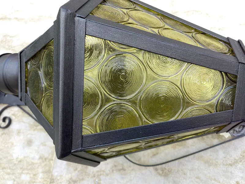 Pamono Antique Wrought Iron Lantern Wall Light> Garden Lighting