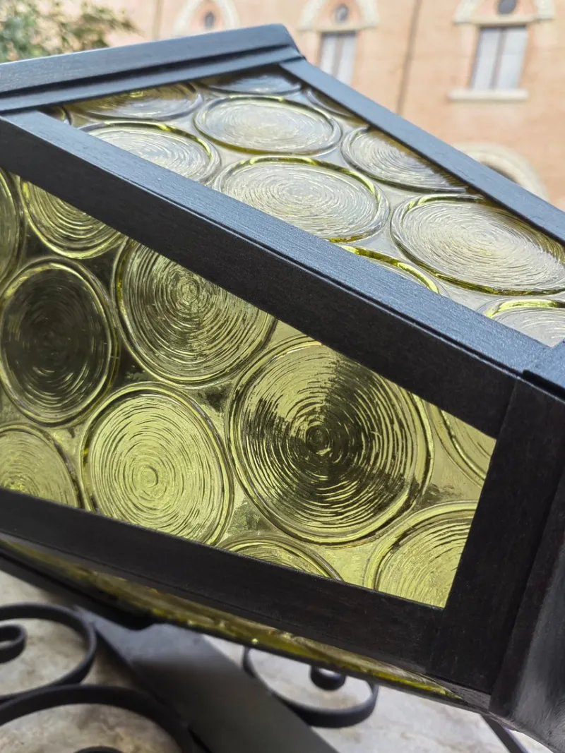Pamono Antique Wrought Iron Lantern Wall Light> Garden Lighting
