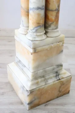 Pamono Antique Yellow Marble Column, 19th Century><noscript><img width=