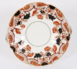 Pamono Antique19th Century Clifton China Tea Set by Wildblood & Heath, 1890s, Set of 34><noscript><img width=