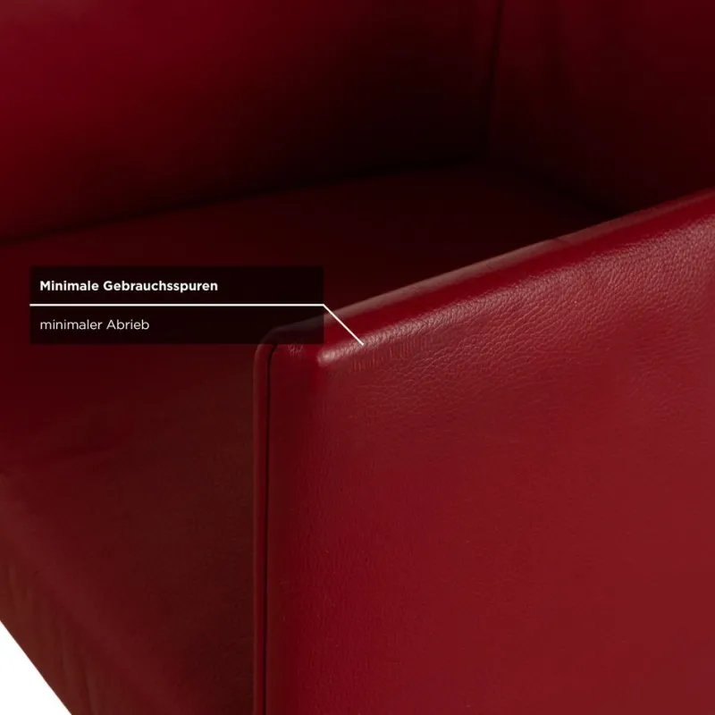 Discount Pamono ARC-E Chairs in Red Leather by Bert Plantagie, Set of 4