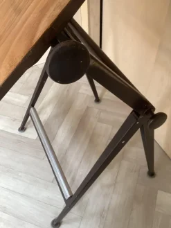 New Pamono Architect Table and Stool by Friso Kramer for Ahrend De Circel, the Netherlands, 1950s