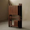Best Pamono Architect-Designed Mahogany Secretary Desk, 1980s