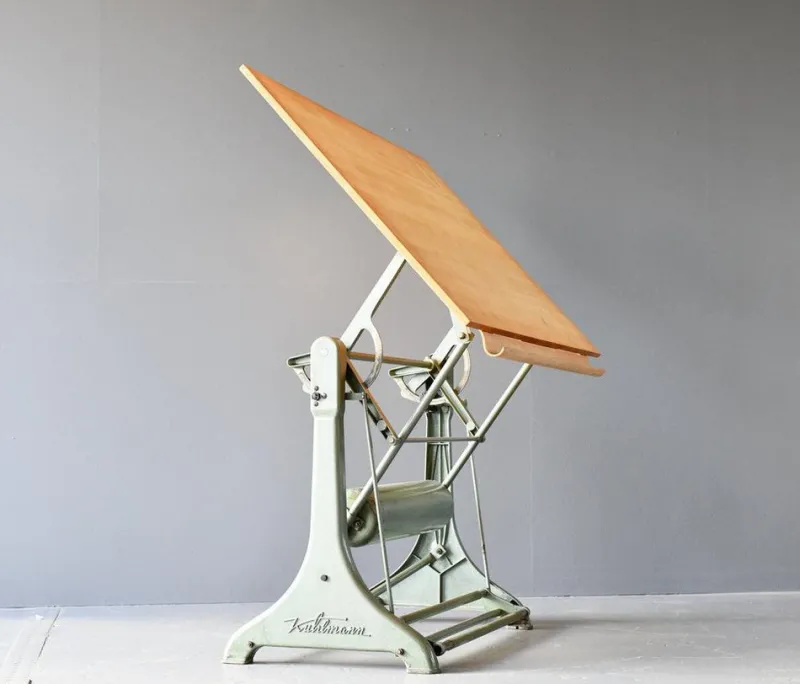 Pamono Architect's Drawing Board by Kuhlmann, 1950s> Worktables & Workbenches