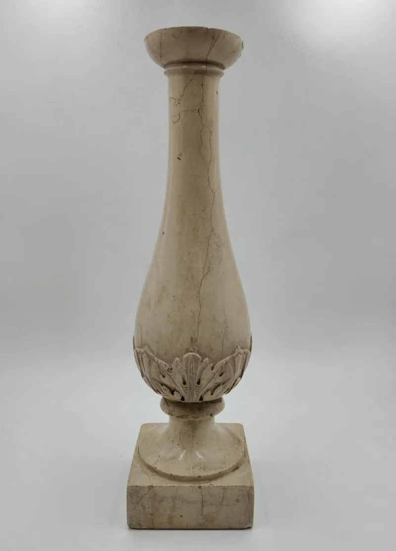 Pamono Architectural Turned Column in Botticino Marble, Italy, 1810> Pedestals And Columns