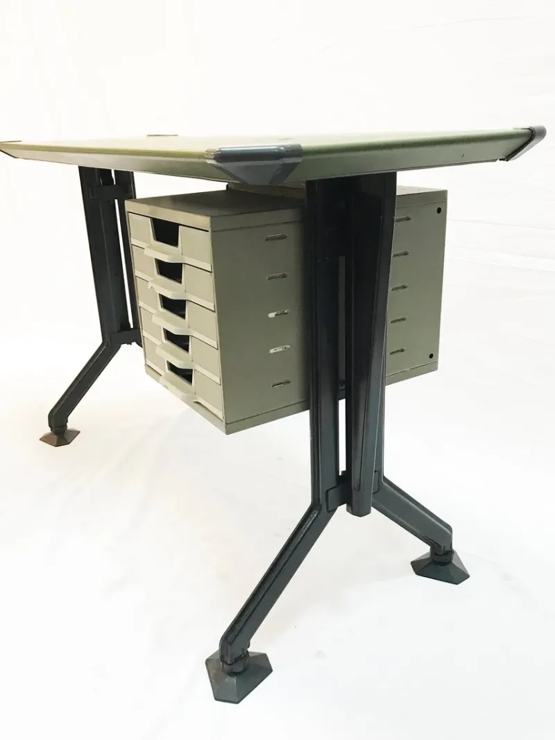 Pamono Arco Series Desk by BBPR for Olivetti, 1960s> Desks