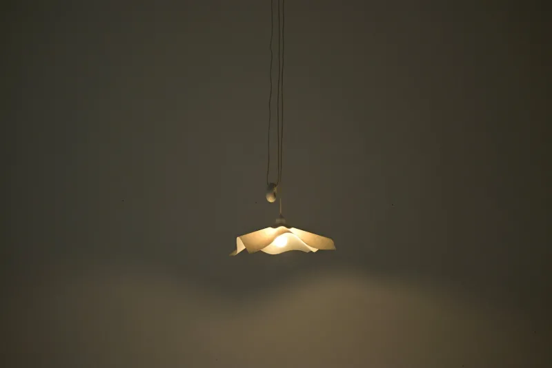 Pamono Area 50 Hanging Lamp attributed to Mario Bellini for Artemide, 1970s> Ceiling Lights