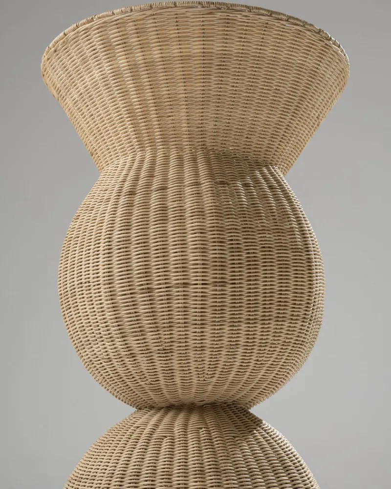 Pamono Ares Column in Rattan from Heaps & Woods, 2010s> Pedestals And Columns