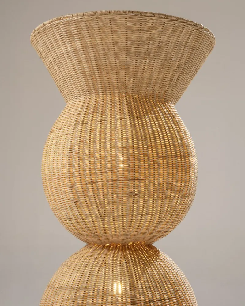 Pamono Ares Column in Rattan from Heaps & Woods, 2010s> Pedestals And Columns