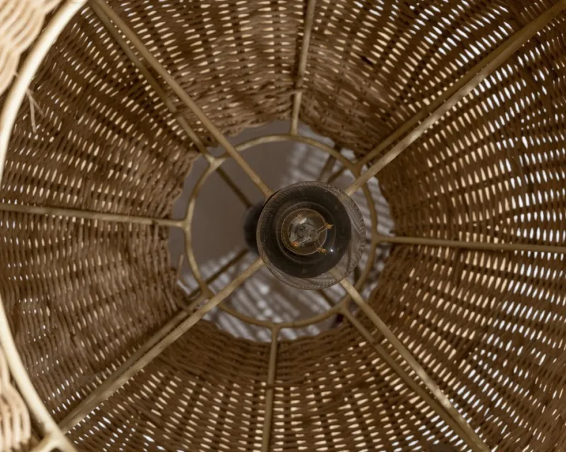 Pamono Ares Column in Rattan from Heaps & Woods, 2010s> Pedestals And Columns